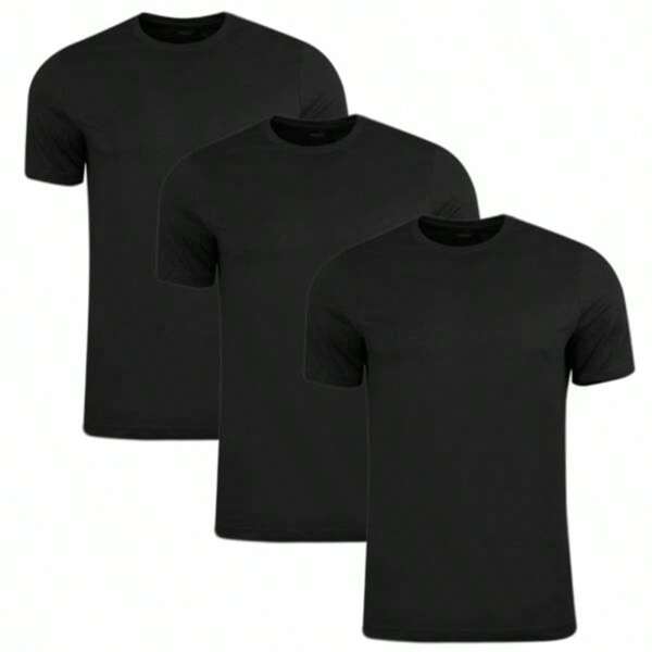 Puma Tricou bărbătesc, set de 3 bucăți, alb - negru