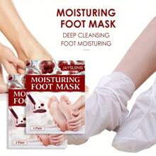 5pcs Salicylic Acid Foot Peeling Mask, Nourishes, Softens Skin, Removes Calluses And Dead Skin, Moisturizes