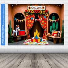 Photographic Panel June Festival Scenery Fabric - FDFJN0129 - Xem 3