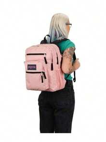 JanSport JansSport BIG STUDENT 迷霧玫瑰色 - 迷霧玫瑰 - 查看 3