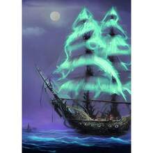 1 件/3 件墙面艺术海报可选框架/带框万圣节幻想艺术可爱鬼魂艺术海报印刷品适用于画廊客厅家居装饰黑暗万圣节帆布画墙面艺术画礼物 - 彩色 - 查看 19