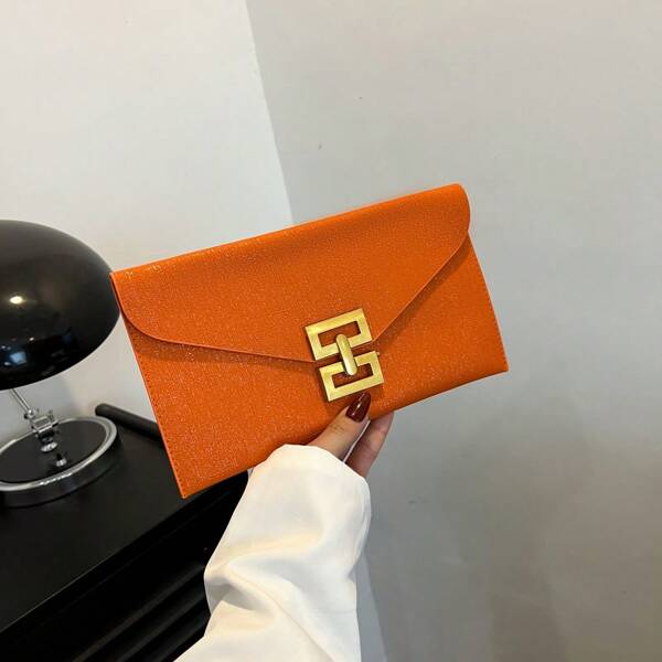 Nuevo bolso de mano tipo sobre de gran capacidad de moda, bolso de fiesta de diseño único de alta gama