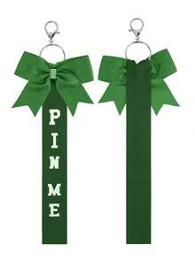 Personalized Name, Cheerleading Keychain Bow Ribbon Accessories Pendant Keychain I Like Pins Cheerleading Keychain, Bow Ribbon Accessories, Backpack Pendant. Personalized Keychain, Women's Keychain, Bow Keychain, Keychain Decoration, Gift,