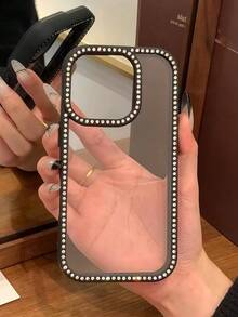 闪亮水晶钻石水钻保险杠框架手机壳适用于 15/15 Pro Max/15 Pro/15 Plus/11/12/13/14/16 Pro Max/XS/XR/11 Pro/11 Pro Max/12 Pro/12 Pro Max/13 Pro/13 Pro Max/7 Plus/14 Pro/14 Pro Max/14 Plus/16 Pro/16 Plus/7 Plus/8 Plus/8/SE2，时尚奢华 3D 柔软闪亮外壳，粉色/白色/蓝色/黑色/红色防水防震防摔防刮 - 黑色 - 查看 4