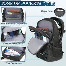 NEWHEY HIking Backpack Camping Backpacks With Shoe Compartment & Wet Pocket Lightweight Travel Daypack For Men Women Hiking Bags For Outdoor Sport Climbing Camping Touring