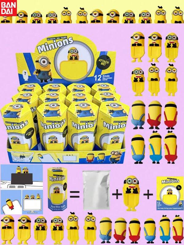 bandai 1 Stück/12 Stück Bandai Blind Box Dekoration, mysteriöse Geschenkbox, Böser Papa Serie Blind Box mysteriöse Geschenkbox Zubehör, Cartoon Anime Figuren, geeignet für Schlafzimmer, Schreibtisch, Büro, Mobiltelefon, Computer, süße Modellaccessoires, Spielzeuggeschenke, Actionfiguren, Hobby Statuen, Party Geschenke und Geburtstagsüberraschungen, ideal als Weihnachts-, Halloween-, Erntedank- und Muttertagsgeschenke.