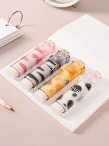 1 Pc Cat's Paw Shaped Eraser, Creative Push-Pull Design Style, Eraser That Uses Pencil To Answer Questions In Textbooks, Homework Writing Errors And Exam Answer Errors, Fashionable And Portable School Supplies, A Must-Have For Back-To-School Season. School Supplies,Back To School