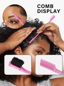 5pcs/Set Unisex Fashionable Mini High Pressure Continuous Spray Bottle, Fine Mist Hydrating Spray Bottle, Travel Cosmetic Sprayer, 8-Claw Massage Brush, Multi-Function Curling Hair Brush, Hair Styling, Hair Stuff, Comb Hair ,Hair Accessories, Hair Styling Kit, Hair Tool Kit, Hairstyling Set