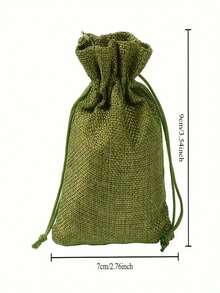 10 قطع أكياس هدايا ذات سحاب بنمط الأوراق النخيلية الخضراء - أكياس من الألياف الطبيعية الصلبة، مناسبة للأعراس والحفلات وأعياد الميلاد وما إلى ذلك - مثالية لتغليف المجوهرات والهدايا ولوازم الحفلات والحفلات الخاصة بالأعراس، أكياس بطراز ريفي، ذات بنية قوية، مناسبة للأعراس والحفلات وأعياد الميلاد - عظيمة لتغليف الحلوى والشوكولاتة