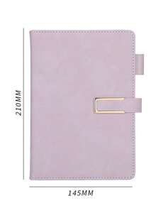 Customized Vintage A5 Leather Bound Notebook With Bookmark - Classic PU Leather Notebook For Business Meetings, College Students, Planner School Supplies - Multicolor - View 8
