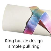 1pc Printed Yoga Mat Strap, Portable Strap, Fixed Storage Rope, Adjustable Strap, Yoga Bag, Tension Strap, Rope - Multicolor - View 3