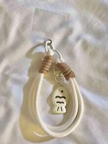 通用鱼形编织手链，带链条、手机挂绳、钥匙扣、相机带 - 彩色 - 查看 4