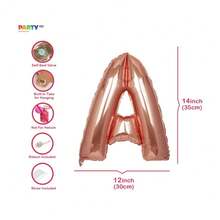 TWINS Letter Balloons | Air Fill Only | Twins Balloon Banner | Its Twins Balloons Gender Reveal Party Twins Banner | Shower DecorationDefault Golden Balloon - Multicolor - View 6