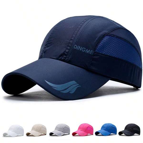 Atmungsaktive, schnelltrocknende Mesh Baseballkappe für den Außeneinsatz, unisex lässiger Sonnenschutz Schirmmütze für Männer und Frauen, Frühling/Sommer