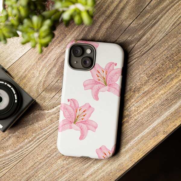 Tiger Lily Floral Phone Case Lily Aesthetic Cover Floral Phone Case Compatible With IPhone 16 15 14 13 12 11 Pro Max
