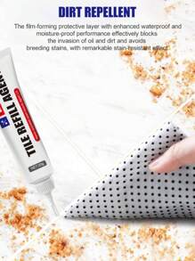 1pc Tile Caulk, Household Wall Crevice Repair Agent Can Repair Bathroom Floor Tiles Wall Cracks, Waterproof And Mildew Resistant Not Easy To Crack