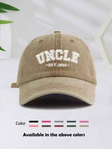 1 pièce ensemble de 1 pièce casquette de baseball d'été unisexe imprimée "ONCLE", casquette à filet, casquette de camionneur, casquette de plage pour femme, casquette de papa, casquette de baseball, casquette pare-soleil, casquette de papa, convenant pour un usage quotidien, les voyages, le cyclisme, la randonnée, la pêche, les vacances à la plage