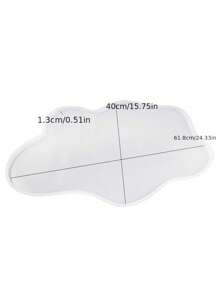 1 pièce Grand moule en silicone résine asymétrique de 24 pouces, moule en silicone pour coulage de résine époxy, convient pour table de rivière DIY, planche à charcuterie, table basse, dessus de bureau, planche à découper, décoration murale