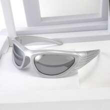 1pc Unisex Fashionable Decorative Sports Cycling Glasses, Suitable For Summer Beach, Hiking And Traveling