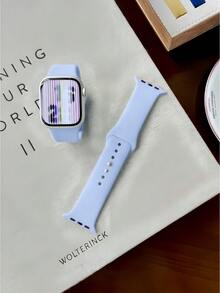 Dây đeo silicon thể thao - Thiết kế đường viền thanh lịch, dây đeo thoáng khí nhẹ như lông vũ dành cho nam và nữ | 12 màu chuyển sắc hoàng hôn | Sẵn sàng làm quà tặng Ngày của Cha | Tương thích với Apple Watch Series 10/9/8/7/6/SE/SE2/Ultra 2 38mm/40mm/41mm/42mm/45mm/46mm/49mm - 38/40/41/42mm(Dòng 10) - Xem 6