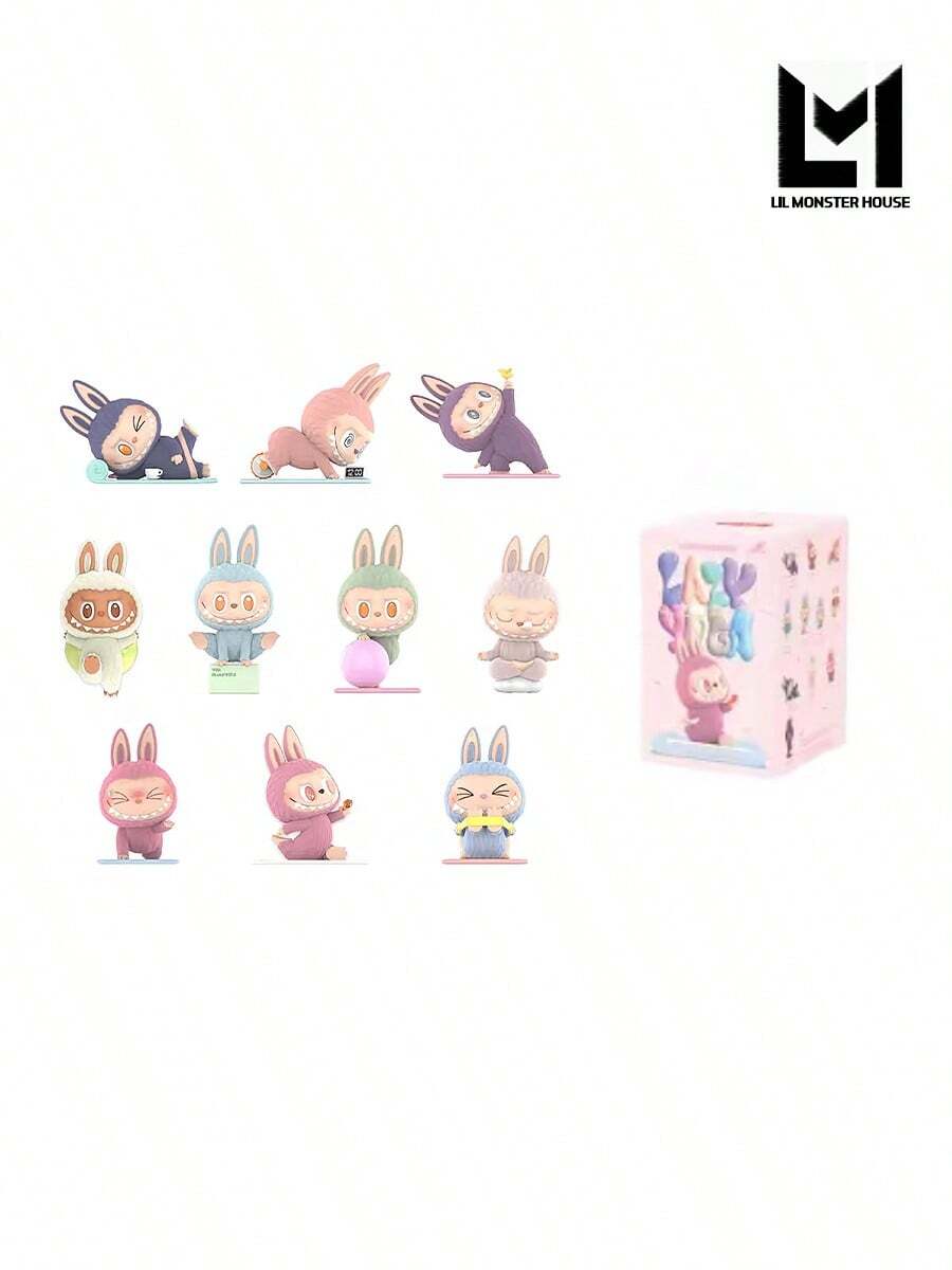 Pop Mart POP MART LABUBU Series Of Lazy Yoga THE MONSTERS Figurines Of The Blind Box Type A Thumbnail 900x.webp
