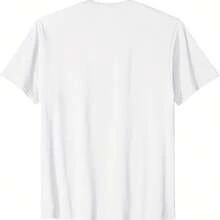 Freedom Eagle G500 Pure Cotton Men's T-Shirt Comfort Fit - 白色 - 查看 2