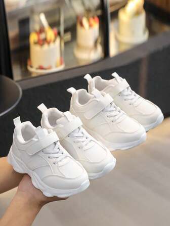 1 Pair Kids Soft-Sole Versatile Girls Casual Sports Shoes