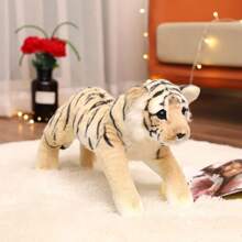 Simulation Lion Leopard Stuffed Animal Soft Large Forest Plush Toy For Children Cute Jungle Plush Doll Birthday Gift Boy Girl Room Sofa Car Ornaments 15 Inches / Halloween Plush Toy
