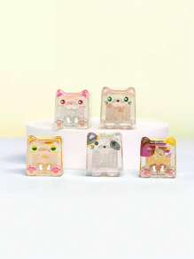 1pc/3pcs Assorted Anime Cute Cat Model Blind Box/Bag, PVC Material Action Figure, Perfect Gift For Anime Fans, Suitable For Office Desk Decor