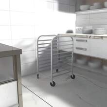 Food Service Carts & Trolleys - Silver - View 8