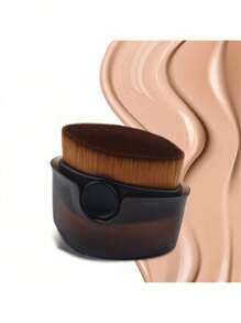 1Pc/4pcs New Portable Foundation Brush, Non-Eating Powder, Traceless Foundation Brush, Concealer, Internet Celebrity Magic Brush, Beauty Tool