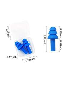 7对装柔软硅胶耳塞，隔音耳塞，适用于睡眠、防打鼾、旅行、度假、返校季