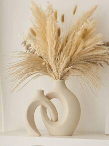 Hollow Vase 1 Set, Round Modern Vase Nordic Simple Bookshelf Ornaments, Beautiful Bohemian Vase, Suitable For Stylish Living Room Porch Tea Table Ornaments.