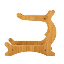 OUKANING 2-Tier Bamboo Fruit Basket Bread Storage Vegetable Rack Holder Display Stand - 1 - View 7