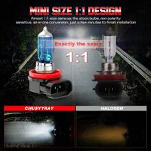CHUSYYRAY FIT Nissan Cube 2009-2014 H4 H11 LED Headlight + Fog Light Combo Bulbs Kit 4PCS - H4+H11 - View 6