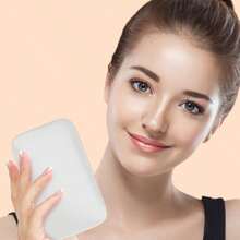 LED Lighted Makeup Mirror With Touch Screen, 3 Lighting Modes, Portable Stand, Foldable For Storage, Travel Vanity Mirror With Lights, Rechargeable Battery, Adjustable 3-Color Lighting, Travel Makeup Accessory, Birthday Gift For Mom And Friends