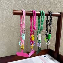 Nuevo cordón de muñeca anti pérdida y caída para teléfonos móviles, correa portátil y linda para sostener en la mano, correa colgante para uso en exteriores