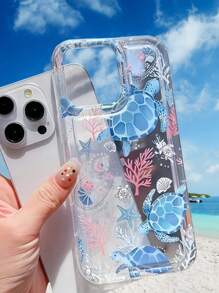Ins Buoyancy Chambers For Marine Animals To Prevent Falls Phone 15 Case, Phone 14 Pro Max Makeup Cover, 13 Mirror, 12 Anti-Drop Feature, 16 Large Hole, 11 For Women,Anti-Drop Phone Case Support Protection Anti-Scratch Non-Yellowing Transparent Smartphone Cover Gift For Apple Phone 11/11 Pro/11 Pro Max 12/12 Pro/12 Pro Max/13/13 Pro/13 Pro Max/14/14 Plus/14 Pro/14 Pro Max/15/15 Plus/15 Pro/15 Pro Max/16/16 Pro/16 Plus/16 Pro Max/16E/X/XS/XSMax,Galaxy S24/S24 Plus/S24 UlTRA/Galaxy S23/S23 +/S22 Ect./TPU Material Protective Case, Phone Protective, The Best Birthday Gift For Your Friends And Family, Suitable For Both Men And Women