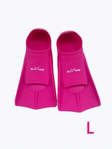 1pc Free Diving Swimming Training Fin, Solid Color/Multicolor Silicone Professional Snorkeling Training Equipment Unisex, Beach Essentials, Beach Accessories, Pool Float - Multicolor - View 18