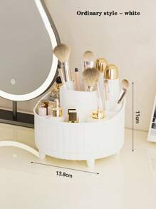 Multifunctional Rotating Pen Holder, Cosmetic Storage Box, Oval Makeup Brush Holder, Large Capacity Desktop Storage Box, Pen Cup, Stationery Organizer ,Jewellery Box,Pouch,Makeup Brush Holder,Brush Holder,Perfume Organiser,Pouch Bag