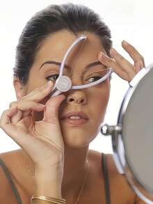 Spring-Loaded Painless Facial Hair Remover, Designed For Women - Suitable For Cheeks, Eyebrows And Other Areas, Portable DIY Beauty Tool, Non-Waterproof, Low Allergenicity, Suitable For Face - Multicolor - View 11