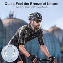 Neck Fan, Hands Bladeless Neck Fans Portable Rechargeable, 6000 MAh Battery Operated Wearable Personal Fan, Cooling Neck Fan, 3 Speeds, USB Fan Gifts Men, Women, Travel, Outdoor - 黑色 - 查看 7
