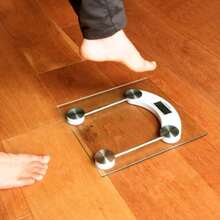 Balança Corporal Digital até 180kg (PROMOÇÃO) Com Vidro Temperado + Bateria - Cor Aleatória - Visão 7