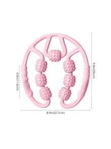 Rullo massaggiante anticellulite, rullo dimagrante per gambe, dispositivo per l'allenamento yoga a forma di U per il rilassamento muscolare (7 rulli)