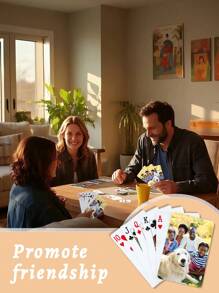 Custom Playing Cards With Photo, Personalized Playing Cards With Picture For Girlfriend Gift, Print Your Image & Text On Playing Cards, Gift For Wedding & Birthday & Family & Party