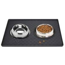 1pc Silicone Non-Slip Pet Food Mat, Easy To Clean, Waterproof, Suitable For Dogs And Cats