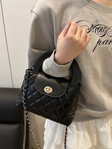 女士手提包 - 黑色 - 查看 5