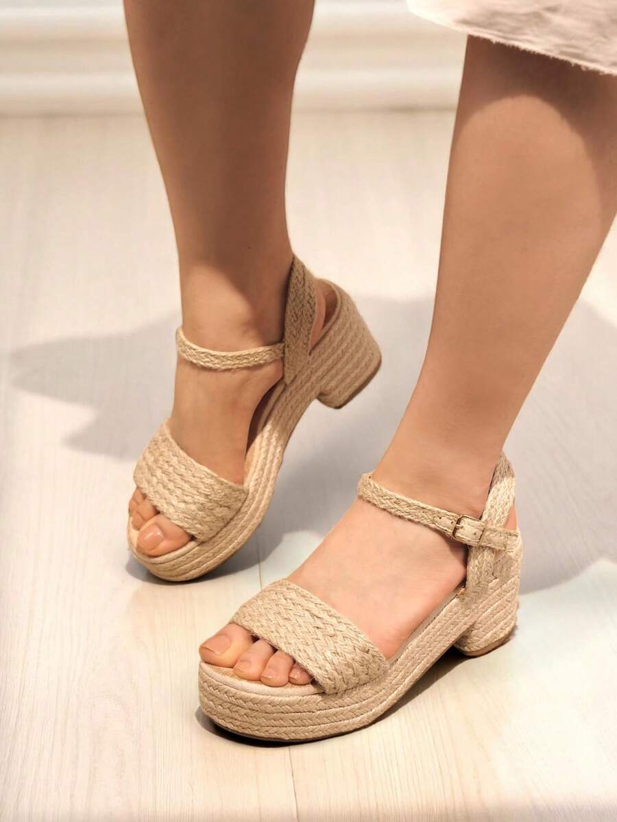 Women Platforms & Wedge Sandals - Beige - View 1