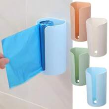 1-częściowy uchwyt ścienny na worki na śmieci, organizer na worki na śmieci z tworzywa ABS bez gwoździ do domu, kuchni i łazienki – bez kontaktu z żywnością, organizer na worki na śmieci – oszczędzające miejsce rozwiązanie do przechowywania plastikowych worków w kuchni, artykuły do przechowywania w domu, organizer na gąbki do szorowania do domu i łazienki, organizer na worki na śmieci do użytku hotelowego/komercyjnego, artykuły kuchenne, powrót do szkoły