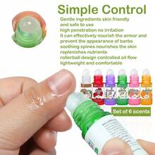 Ball Nutrition Oil - Cuticle Oil - Finger Edge Oil - Repair Dry And Damaged Nails And Keratin, Barbs To Nourish Nail Edges Ball Edge Oil, Moisturizing And Strengthening Nail Care, 6 Bottles/5 Ml Ball Bottle